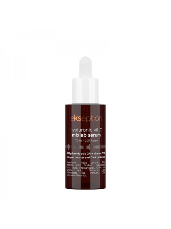 ekseption HYALURONIC VITAMIN C drėkinantis veido serumas su vitaminu C